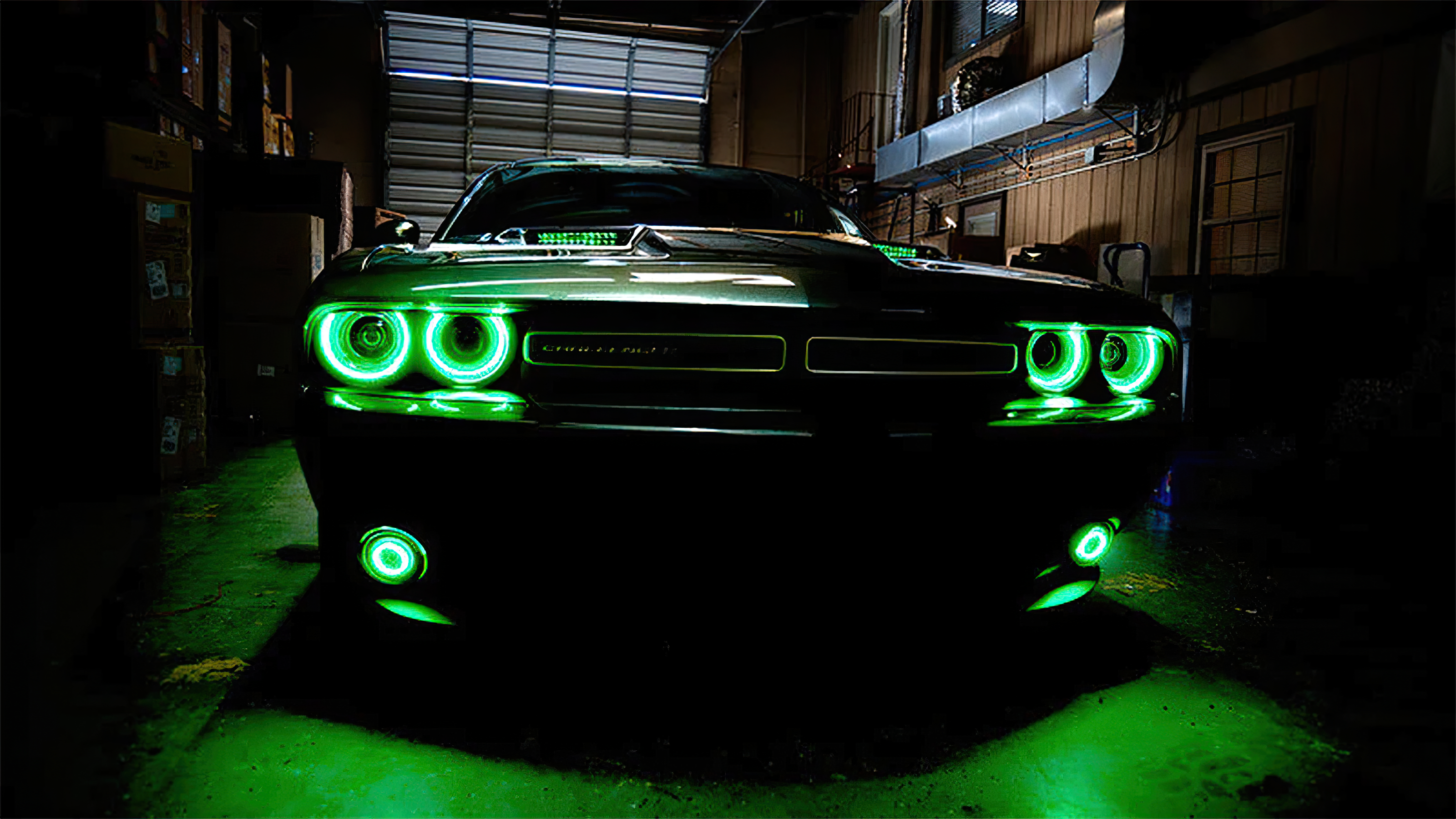 1236-002 - Dodge Challenger 2015-2018 ORACLE WP LED Fog Halo Kit